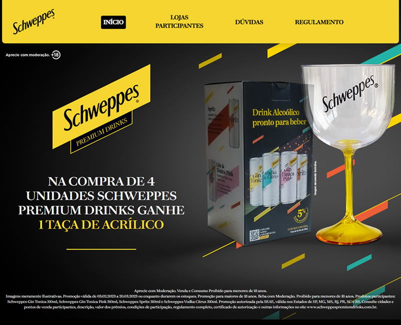 Promoção Schweppes